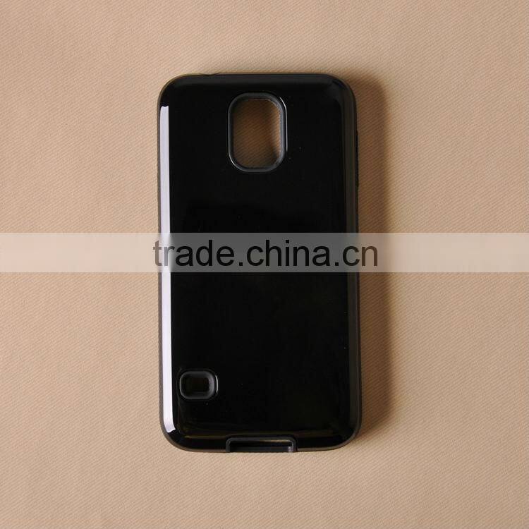 TPU + PC combination slip dustproof cell phone protective shell for samsung s5