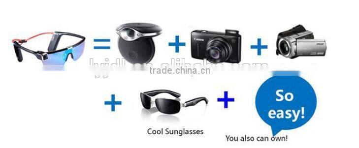 best selling hd camera sunglass with high quality