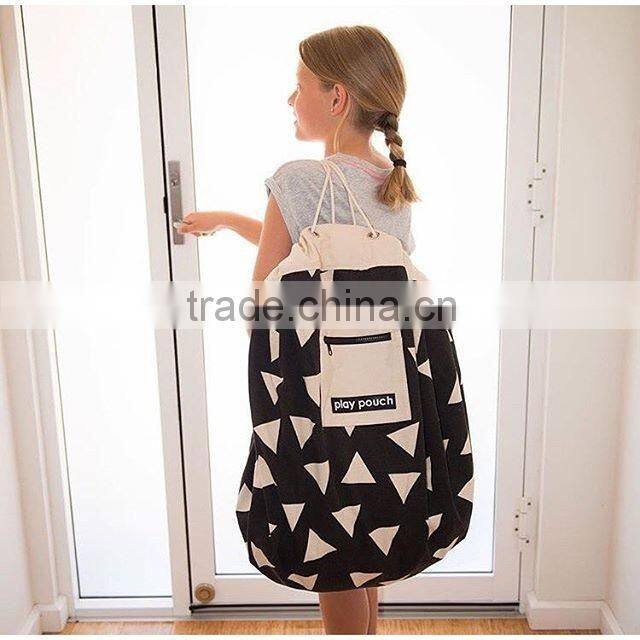 String large mesh toy bag hanging baby carry beach bag