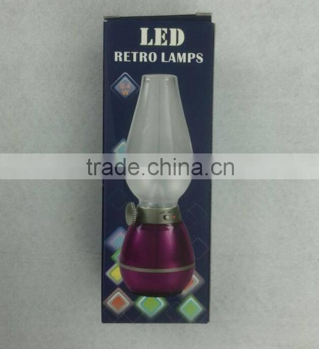 2015 Newest 0.4W Retro USB Rechargeable Classic Blow LED Lamp
