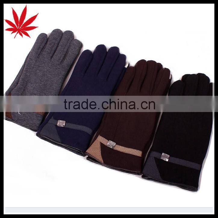 Men's polar fleece gloves for touchscreen