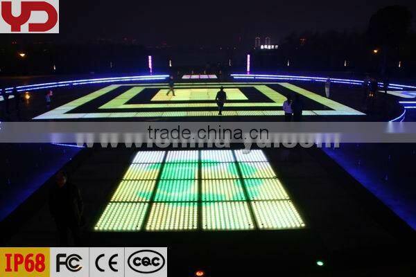 Weatherproof square ground led ceiling light