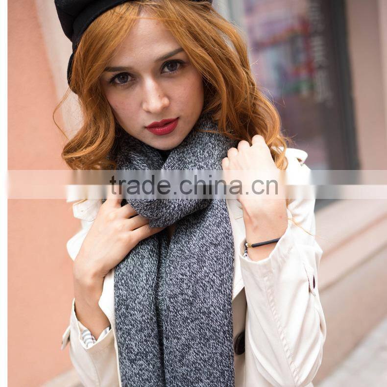 New Design Winter Unisex Women Men Fashion Wool Knitted Scarf