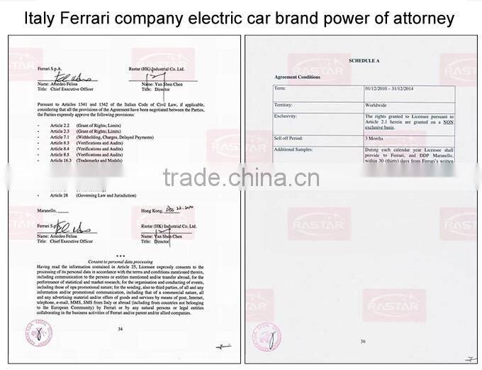 RASTAR Ferrari F12 12V ride on style electric kids car