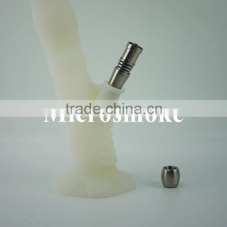 DHL shipment for smoking pipes glass hookah Water Pipes Unbreakable Glass Pipe Silicone tobacco water pipe with glass bowl