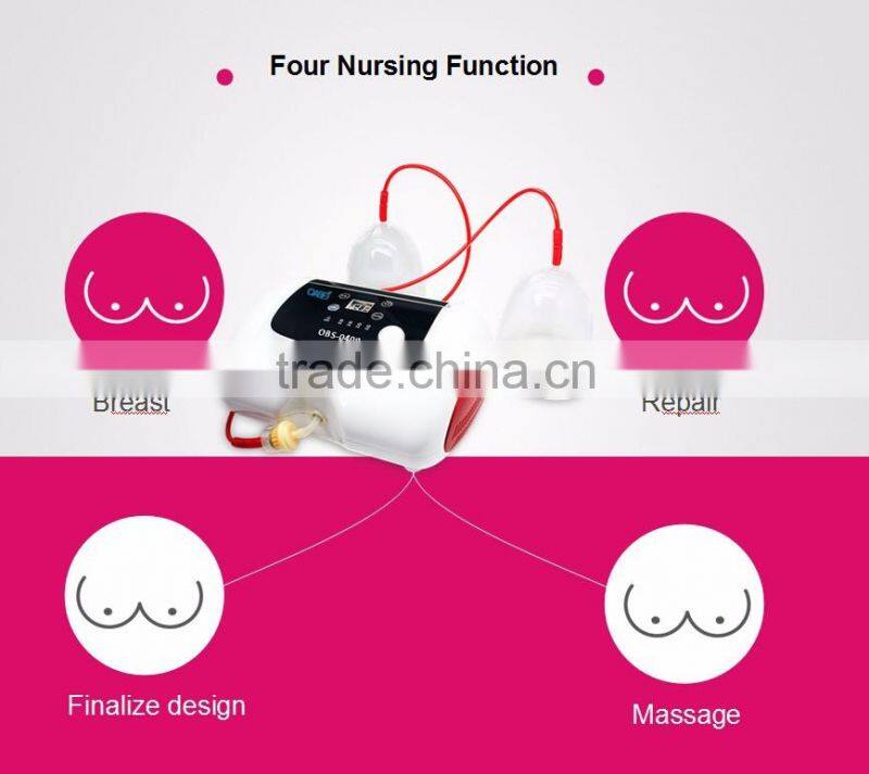 Sunmas Electrode hot breast sucking and massage breast enlargement breast massager machine