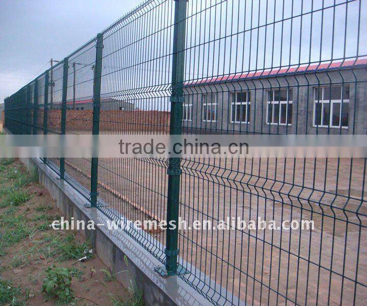 White PVC coated Fence Panels and Post
