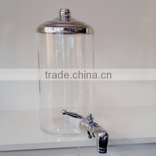Glass Jar With Faucet, Glass Honey Dispenser with Tap, Honey with Faucet, Glass Jars for Honey Dispensing, Spigot jars CBK10