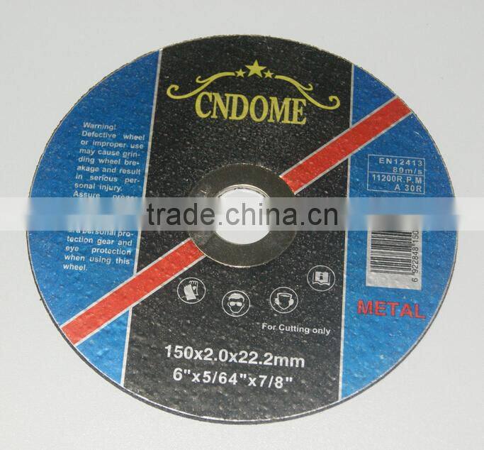General purpose metalresin bonded diamond cutting wheel