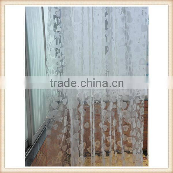 Colorful China supplier crystal shower curtain