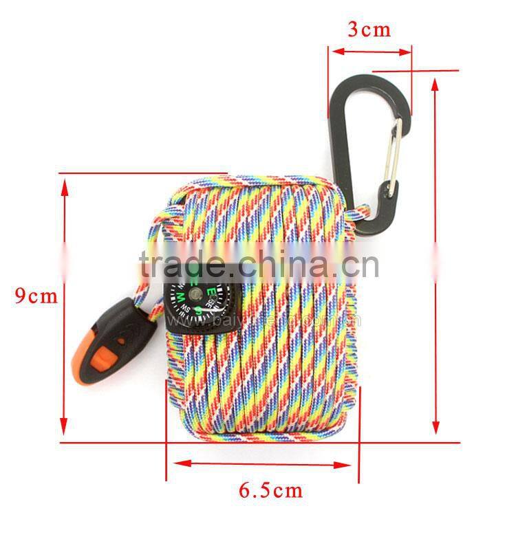 outdoor 550 paracord grenade survival kit