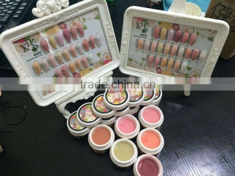Manufacturer Soak Off Camouflage UV Gel Builder For Nail