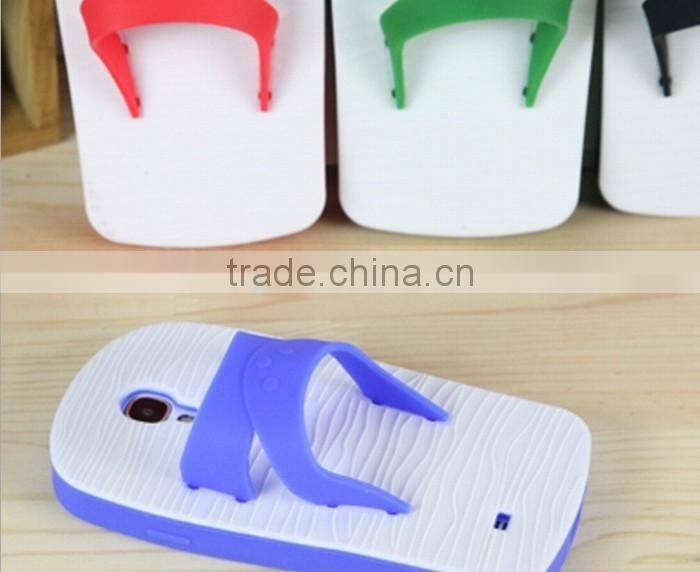 2013 Newest Slipper Style Silicone Lighter Funny Mobile Phone Cases for SUMSUNG S4/9500 "11"