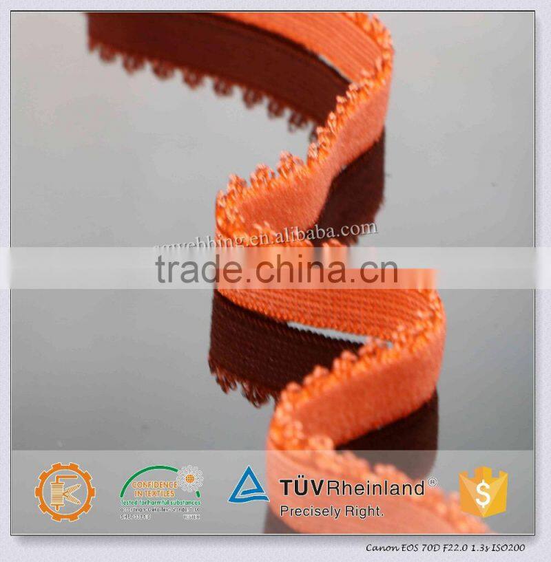 New design picot elastic facing band for bra