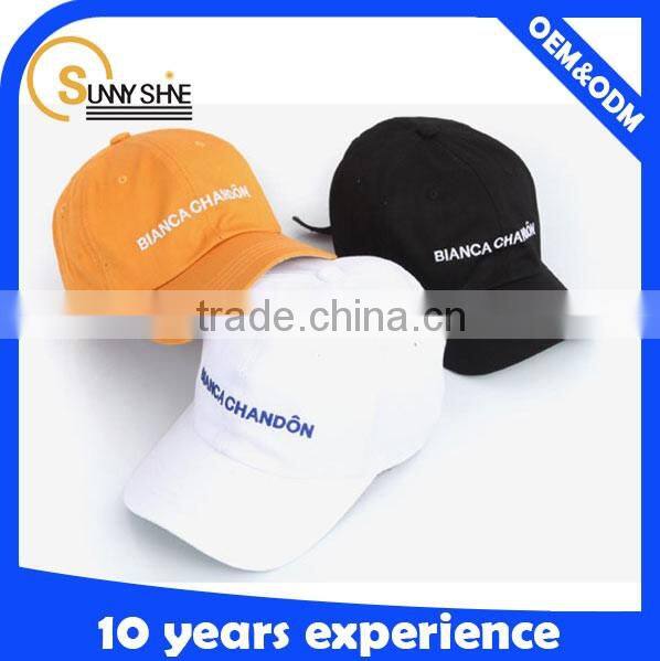 promotional plain 6 panel cap and hat custom baseball caps