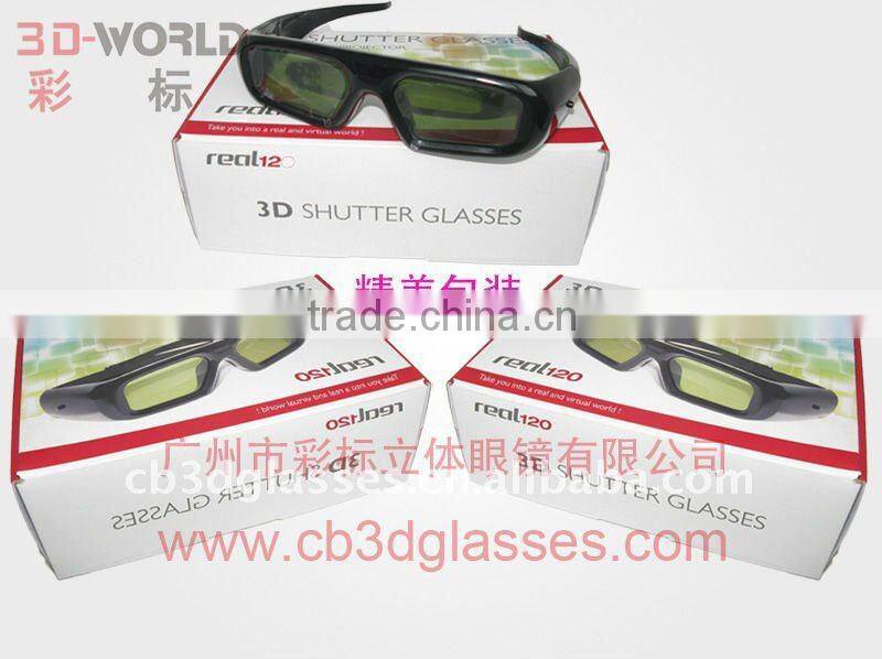 popular 3d tv shutter glasses dry battery design
