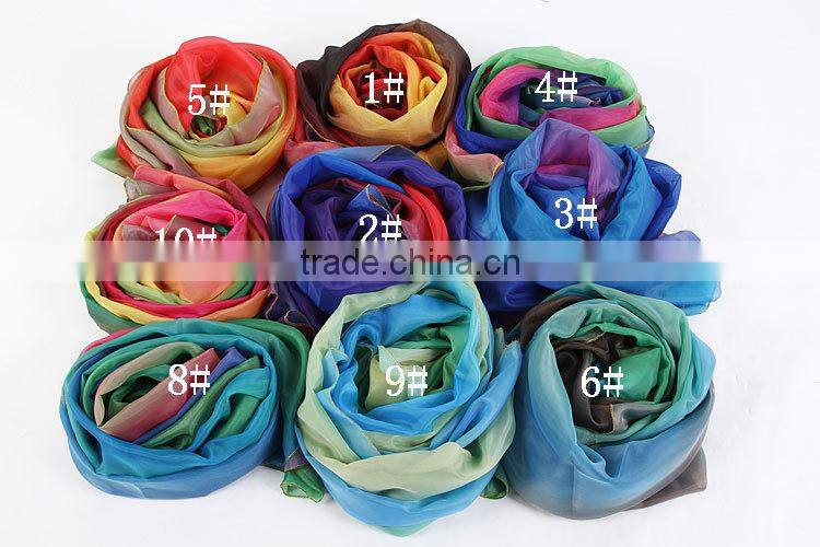 Gradient belly dance veil for belly dancers (SJ001)