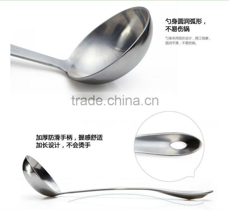 All Forged Handle Stainless Steel Soup Ladle