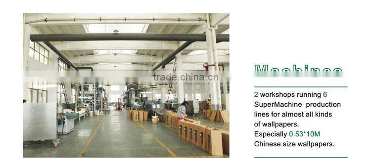 buy deep embossed pvc wallpaper, beige pastoral plant wall covering for office , environmental-friendly wall decor distributor