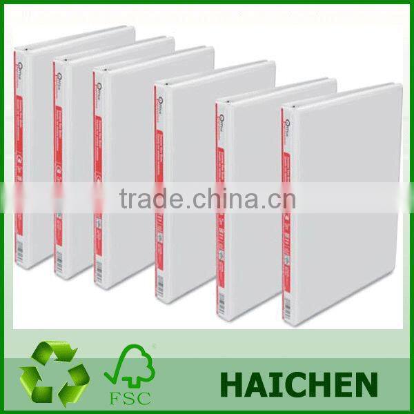 PVC Ring Binders 3 Rings Paper material Metal Ring Binder