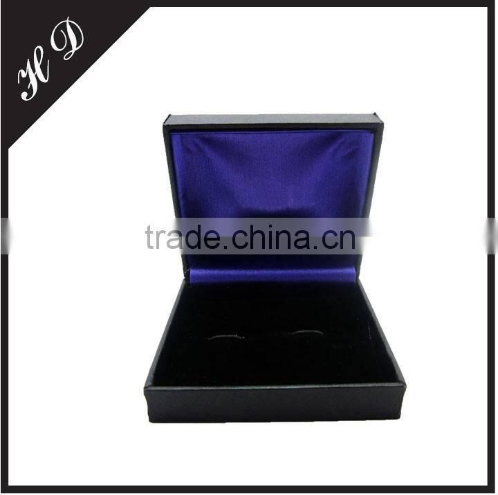 Cheap Black Paper Cufflink Box