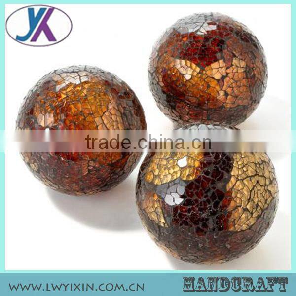 High quality decorative colored glass mosaic wholesale styrofoam ball