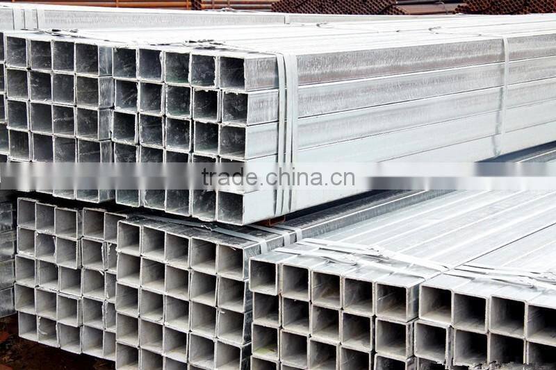 High quality best sell galvanised square pipe