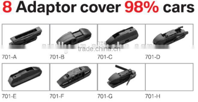 Customized Car Windshield Wiper Blade with Insert Molding Integrates Rubber and Metal Parts