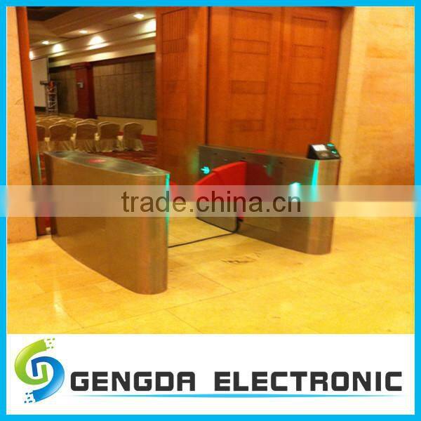 High security rfid access flap gate turnstile