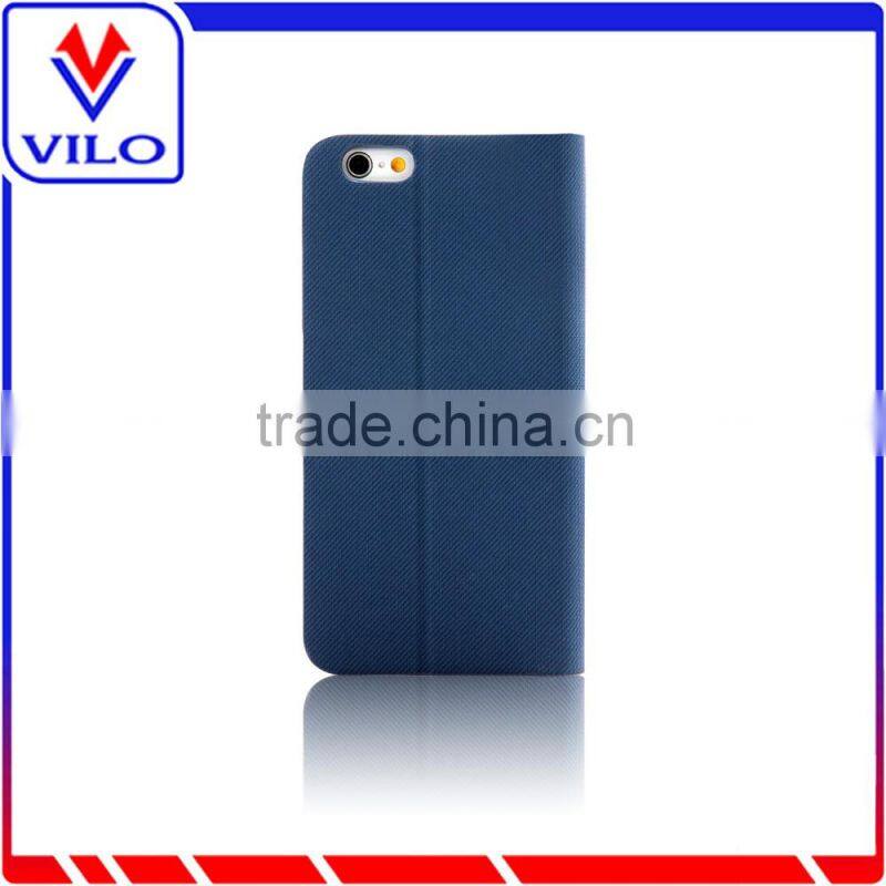 Book style PU leather flip case with card slot