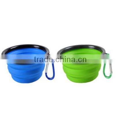 Wholesale Collapsible Supreme Silicone Pet Food Bowl Silicone Travel Dog Bowl