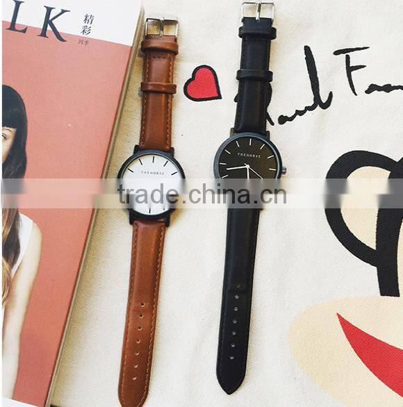 2016 Vogue custom Leather brand oem watches manufacturer the horse watch