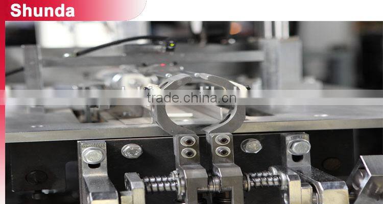 Double wall disposable juice paper bowl making machine for hot/cold drink