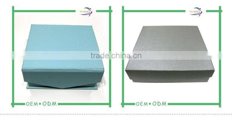 plain black paper gift boxes for candle with lid china made