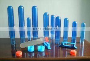 100% new material plastic PET preform ranging from 10g-800g with bottle neck size 8mm-55mm