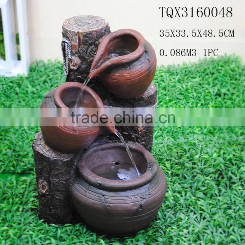 Cheap price resin indoor mini garden waterfountain