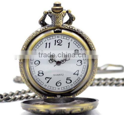 Wholesale analog quartz pocket watch supermen antique pocket watch from China