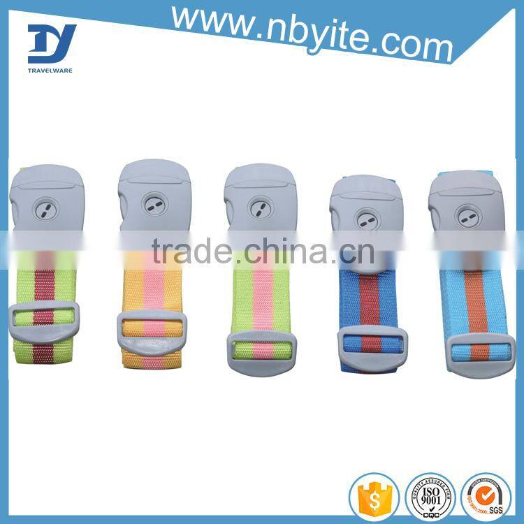 2015 new product colourful new design belt suitcase straps,exquisite design custom luggage strap