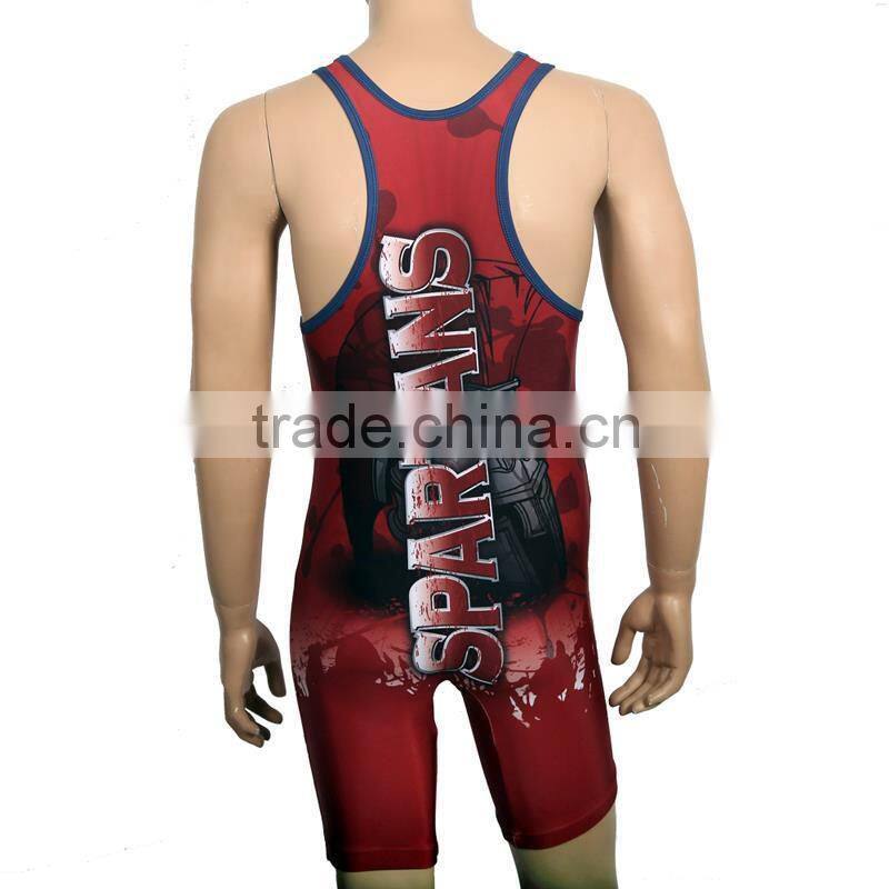 Cool cheap wrestling singlets,sublimation wrestling singlet