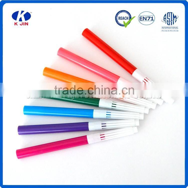 wholesale good quality OEM water color penwith white cap painting for school kids