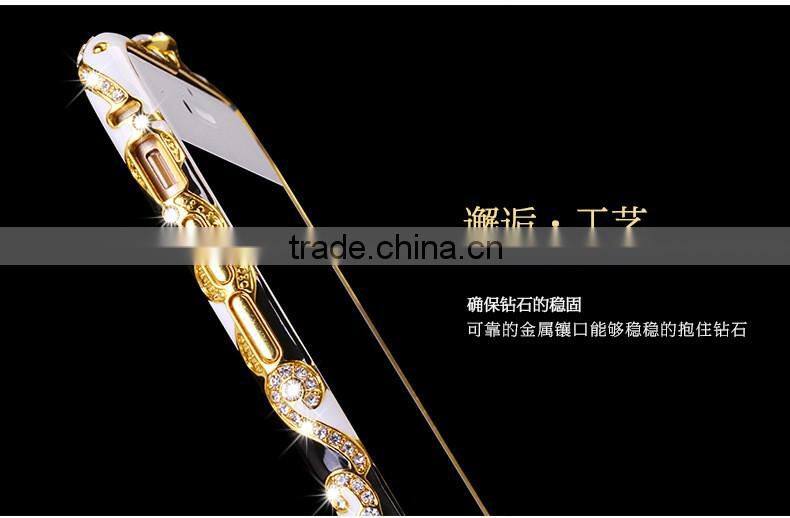 Cloisonne diamon frame for iphone 6/6plus