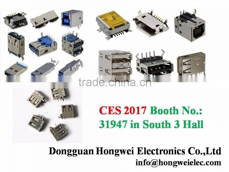 SMT Female Micro USB Connector