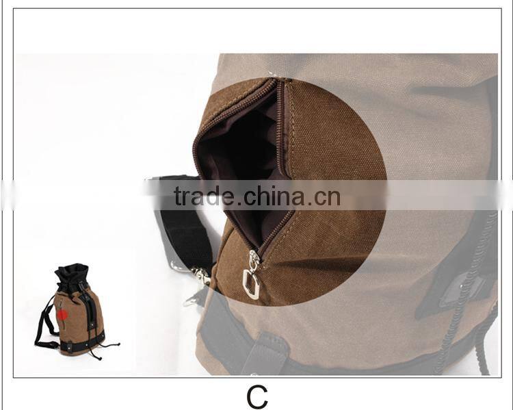 Casual Denim bags,waxed cotton canvas travel bag,Canvas bag with Thick Rope Handle