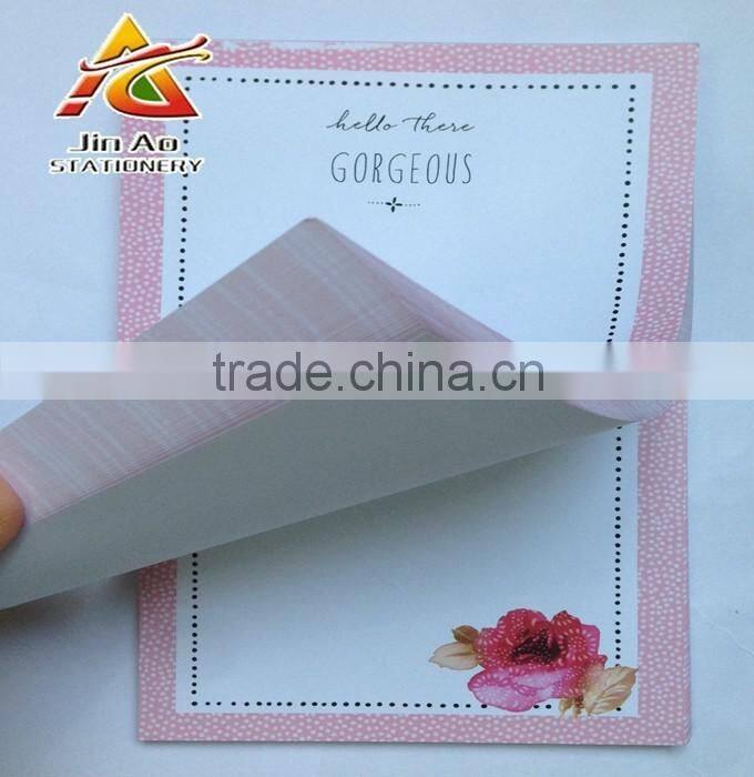custom printed paper note cube