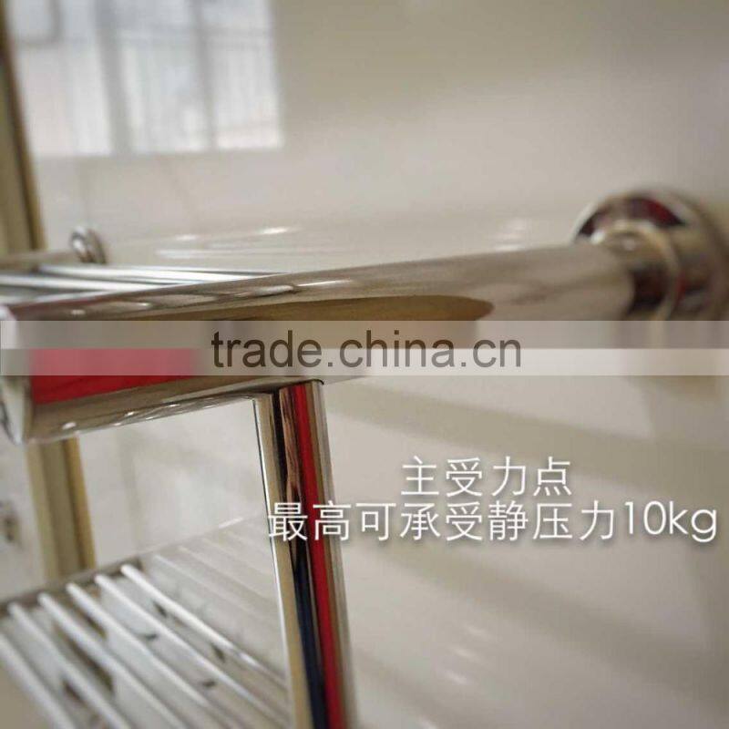 hot sale high quality stainless steel bath rack dual towel holder