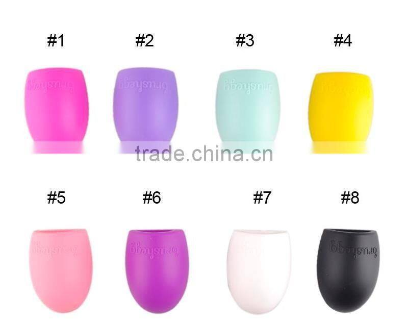 Egg Cleaning Glove MakeUp Washing Brush Scrubber Board Cosmetic Brushegg Cosmetic Brush Egg 7colors brushegg