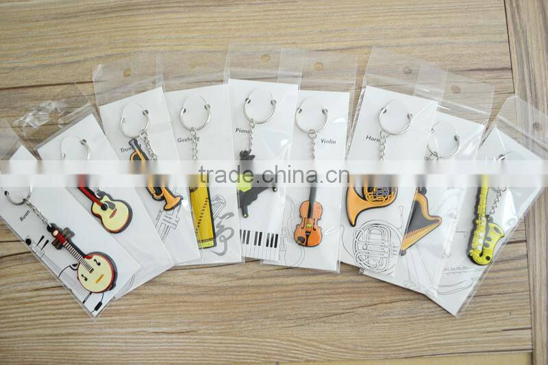 2015 Music China Shanghai High end quality and competitive price customized silicone keychain