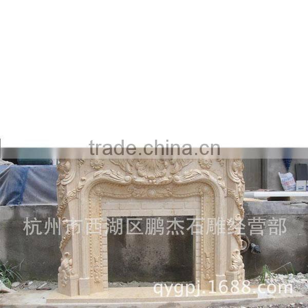 High quality marble fireplace mantels - Galala