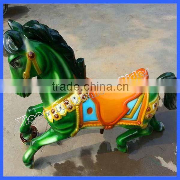 electric fiberglass carousel horses for sale