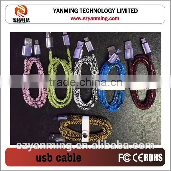 High quality fast charging micro usb cable for Android charger cable